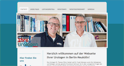 Desktop Screenshot of ihre-urologen.info
