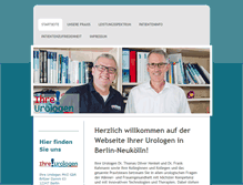 Tablet Screenshot of ihre-urologen.info